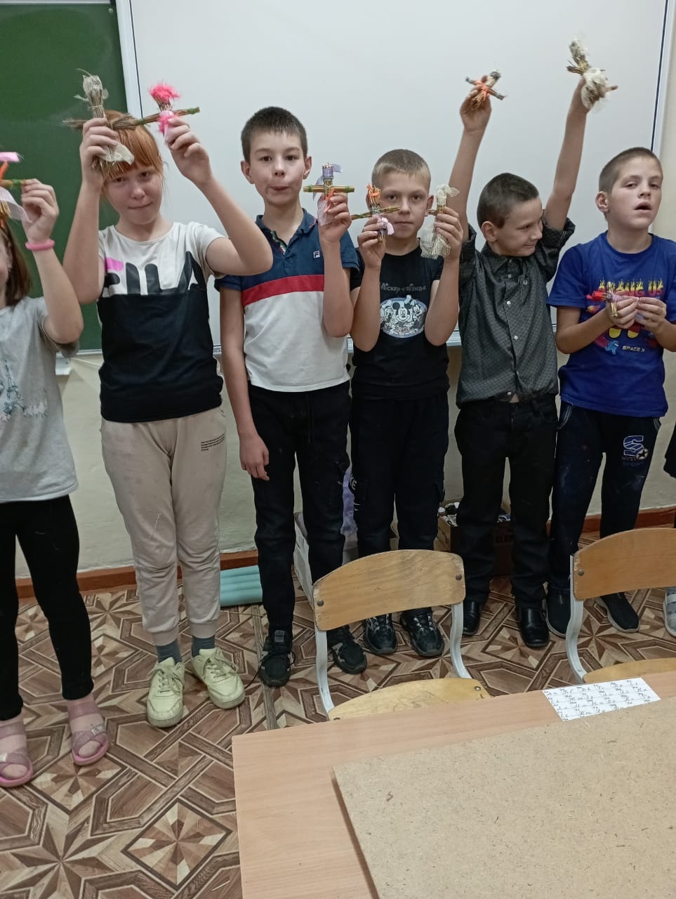 Занятие &amp;quot;Изготовление кукол-стригушек из сухой травы&amp;quot;.